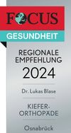 FCGA Regiosiegel 2022 Kieferorthopäde Osnabrueck