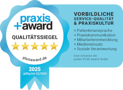 PraxisPlusAward Qualitaetssiegel 5 klein